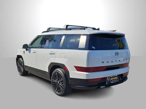 Serenity White 2025 Hyundai SANTA FE HEV Calligraphy