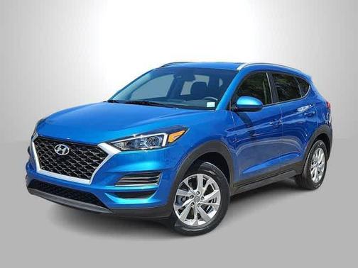Aqua Blue 2021 Hyundai TUCSON Value