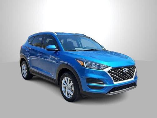 Aqua Blue 2021 Hyundai TUCSON Value