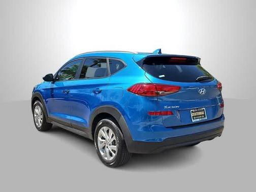 Aqua Blue 2021 Hyundai TUCSON Value