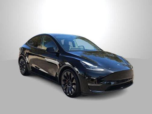 Solid Black 2022 Tesla Model Y Performance Dual Motor All-Wheel Drive