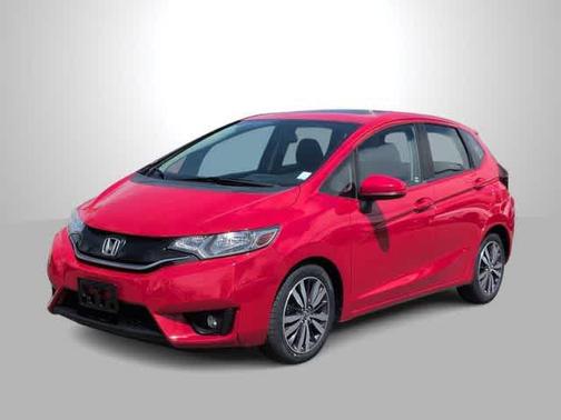Red 2016 Honda Fit EX