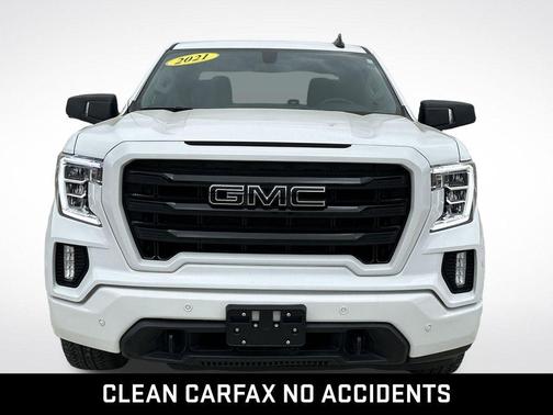 Summit White 2021 GMC Sierra 1500 Elevation