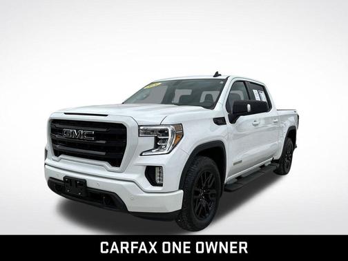 Summit White 2021 GMC Sierra 1500 Elevation