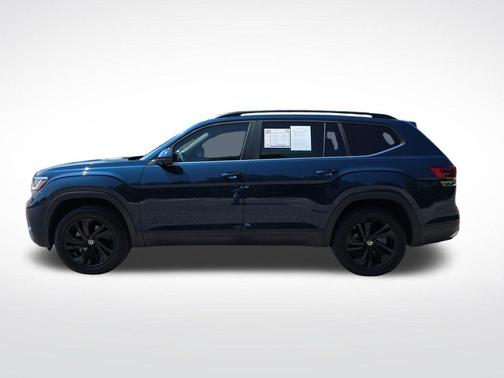 Tourmaline Blue Metallic 2022 Volkswagen Atlas 3.6L SE w/Technology