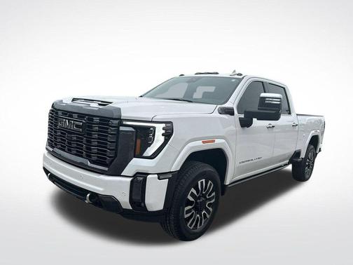 White Frost Tri-Coat 2024 GMC Sierra 2500 Denali Ultimate