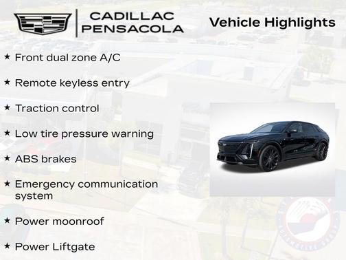 Stellar Black Metallic 2026 Cadillac LYRIQ V Premium