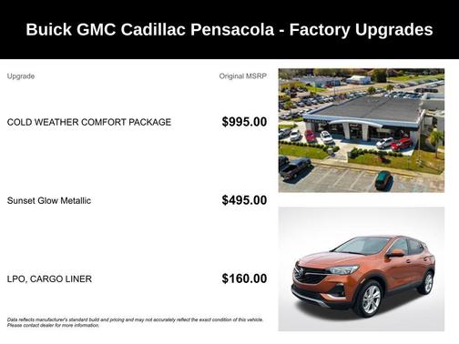 Sunset Glow Metallic 2022 Buick Encore GX Preferred