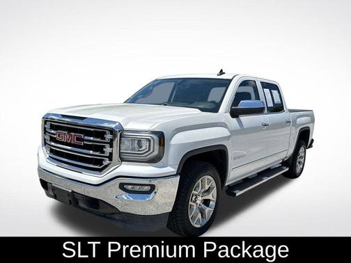 White Frost Tri-Coat 2017 GMC Sierra 1500 SLT