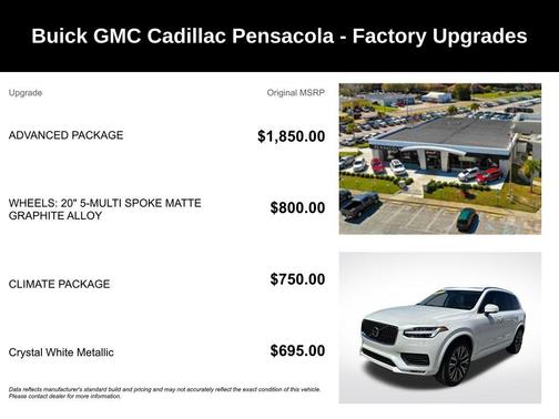 Crystal White 2022 Volvo XC90 T6 Momentum 6 Passenger
