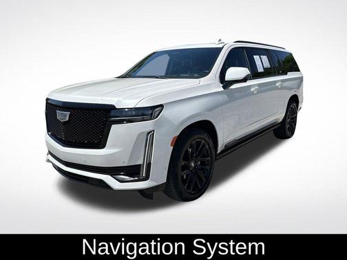 Crystal White Tri-Coat 2022 Cadillac Escalade ESV Sport Platinum
