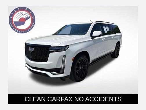 Crystal White Tri-Coat 2022 Cadillac Escalade ESV Sport Platinum