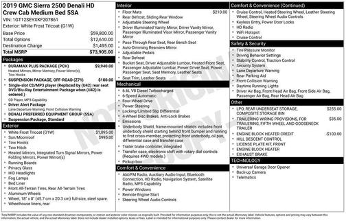 2019 GMC Sierra 2500 Denali