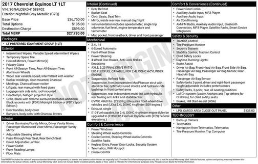 2017 Chevrolet Equinox LT