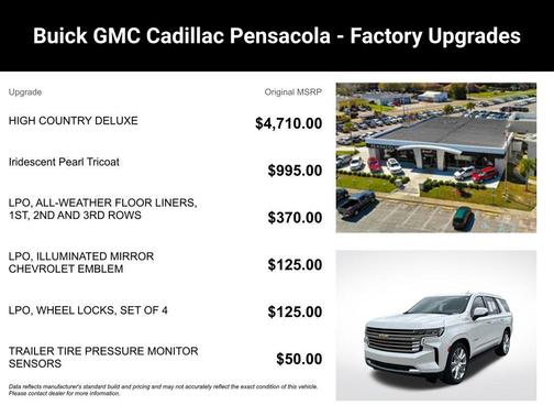 Iridescent Pearl Tricoat 2024 Chevrolet Tahoe High Country