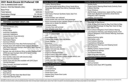 2021 Buick Encore GX Preferred