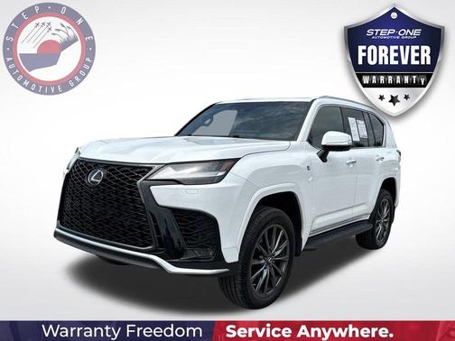Ultra White 2023 Lexus LX 600 F SPORT