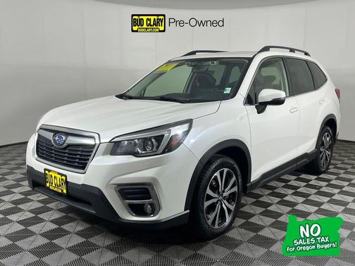 Crystal White Pearl 2020 Subaru Forester Limited
