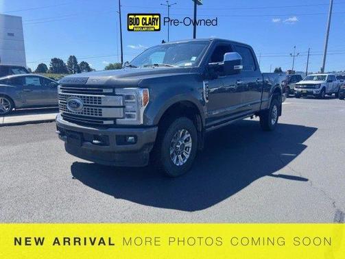 Gray 2019 Ford F-350 Platinum