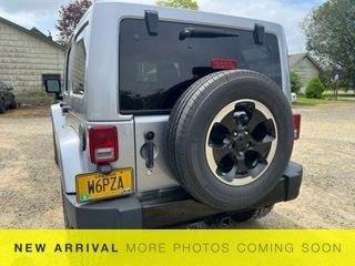 Silver 2014 Jeep Wrangler Unlimited Sahara