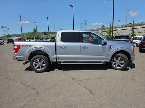 Silver 2022 Ford F-150 Lariat
