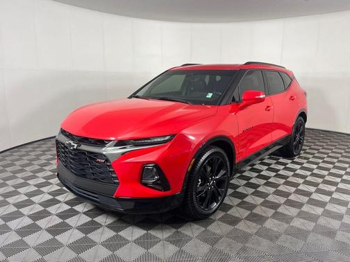 Red 2021 Chevrolet Blazer RS