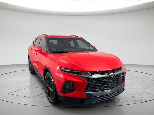 Red 2021 Chevrolet Blazer RS