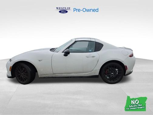 Arctic White 2021 Mazda MX-5 Miata RF Club