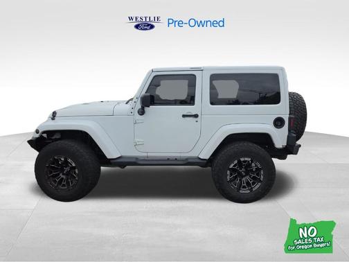 White 2017 Jeep Wrangler Sahara