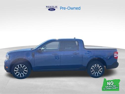 Blue 2024 Ford Maverick Lariat