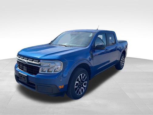Blue 2024 Ford Maverick Lariat