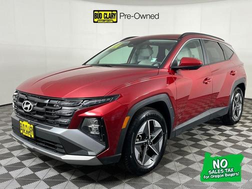 Red 2025 Hyundai TUCSON SEL