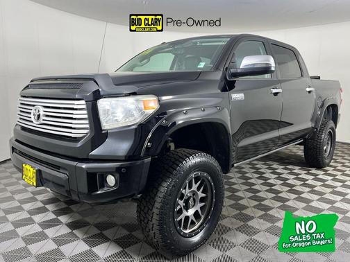 Black 2015 Toyota Tundra Platinum
