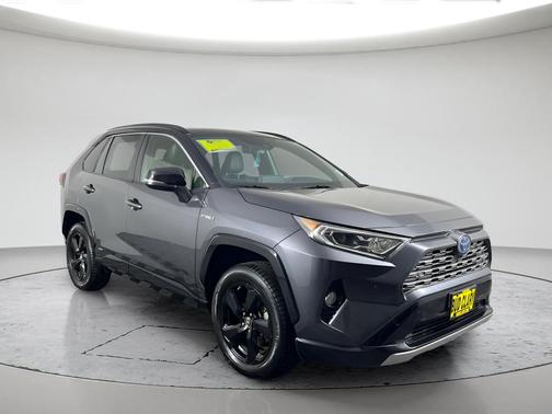 Gray 2019 Toyota RAV4 Hybrid XSE