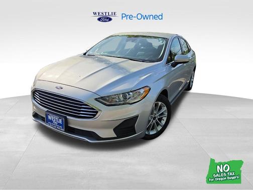 Silver 2019 Ford Fusion SE