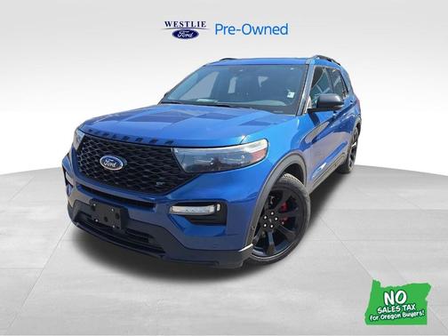 Blue 2020 Ford Explorer ST