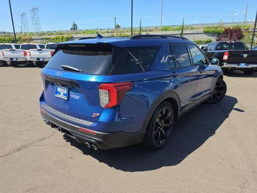 Blue 2020 Ford Explorer ST