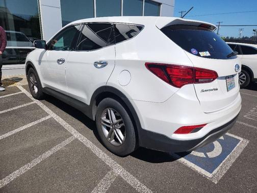 Frost White Pearl 2018 Hyundai Santa Fe Sport 2.4L