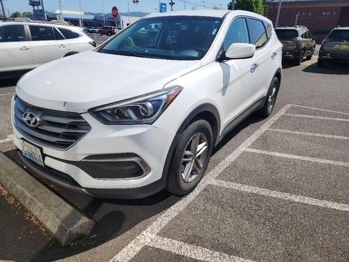 Frost White Pearl 2018 Hyundai Santa Fe Sport 2.4L