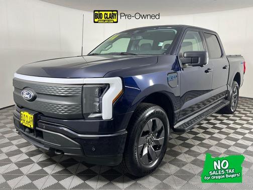 Blue 2024 Ford F-150 Lightning Flash