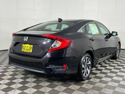 Black 2017 Honda Civic EX