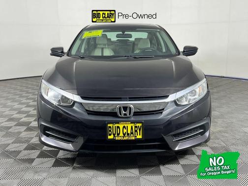 Black 2017 Honda Civic EX
