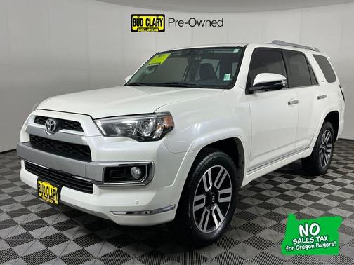 White 2018 Toyota 4Runner Limited