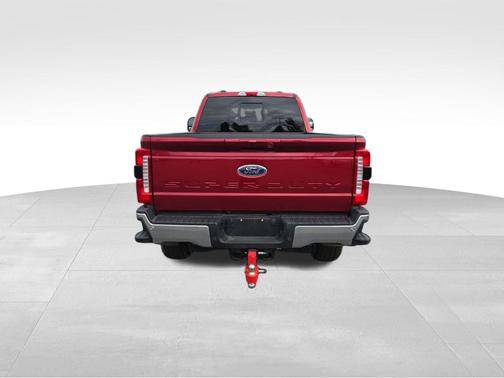 Red 2025 Ford F-350 Lariat Super Duty