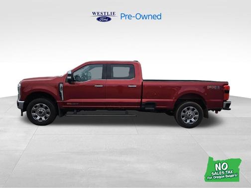 Red 2025 Ford F-350 Lariat Super Duty