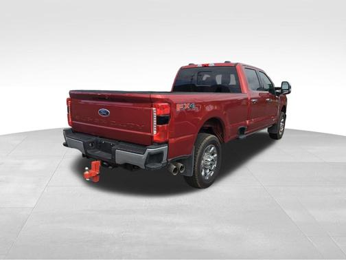 Red 2025 Ford F-350 Lariat Super Duty