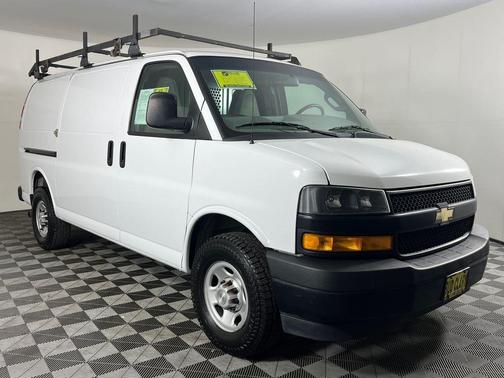 White 2019 Chevrolet Express 3500 Work Van