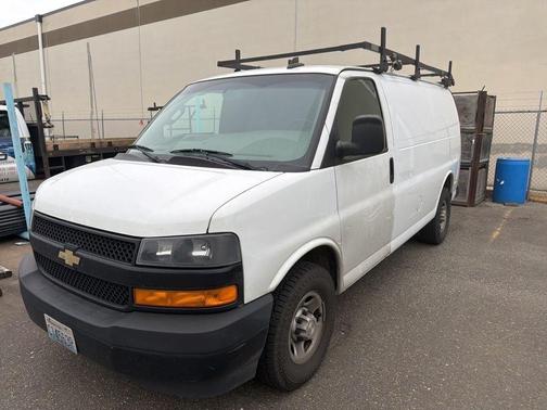 White 2019 Chevrolet Express 3500 Work Van