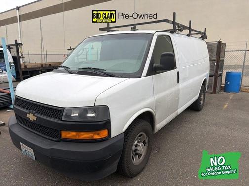 White 2019 Chevrolet Express 3500 Work Van