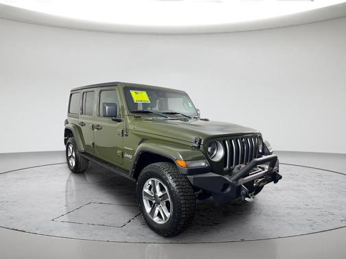 Green 2021 Jeep Wrangler Unlimited Sahara